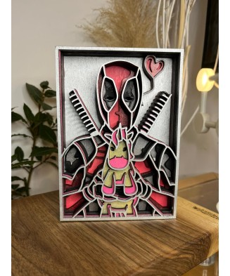 Tablou 3D din Lemn –...