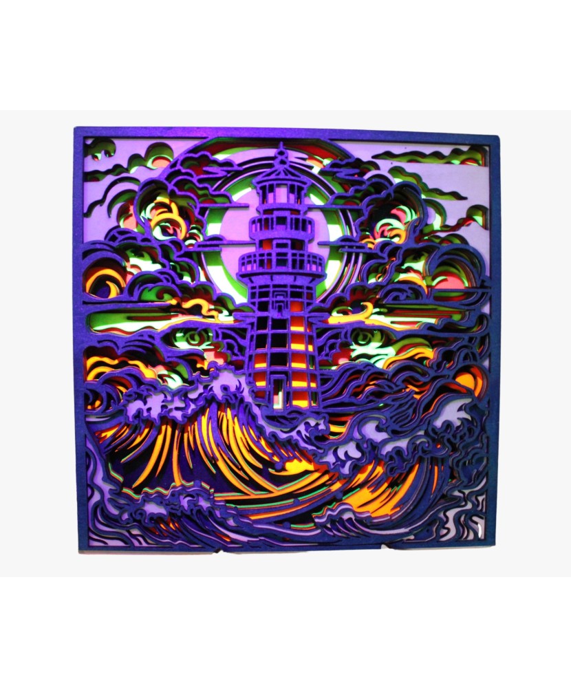 Tablou „Farul în Furtună”