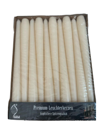 Lumanari Conice Gala Alb,...