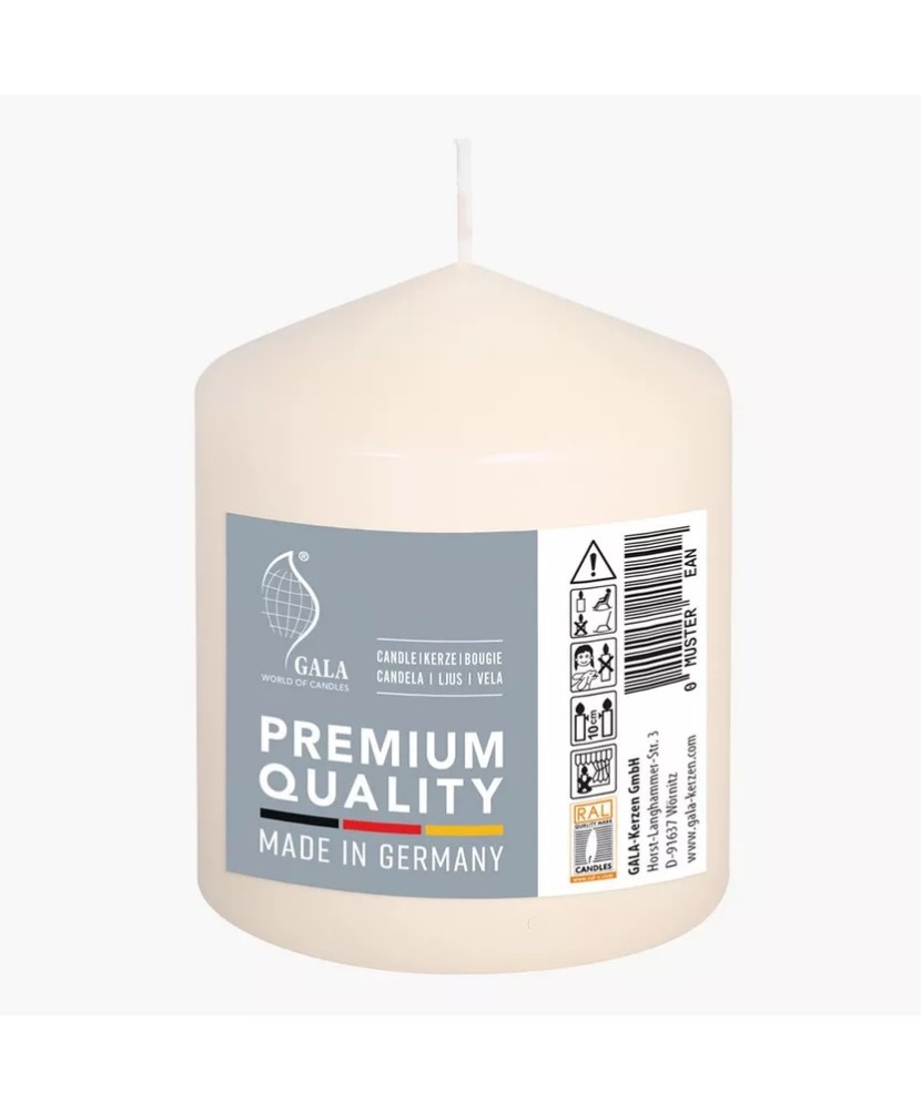 Lumanare Stalp 58 x 85 mm Gala, Alb