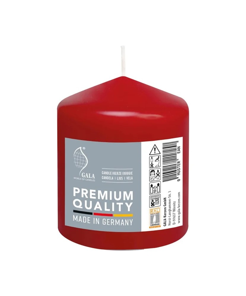 Lumanare Stalp 58 x 85 mm Gala, Rosu