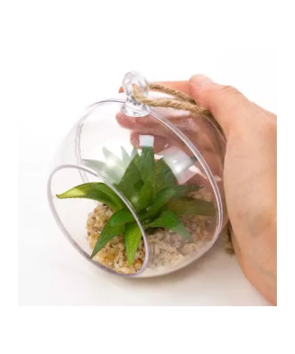 Glob Plastic Terariu, rotund, 12 cm